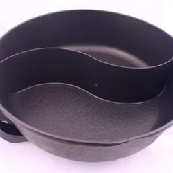 Chảo lẩu điện đa năng Hàn Quốc, nổi lẩu điện 2 ngăn Osan