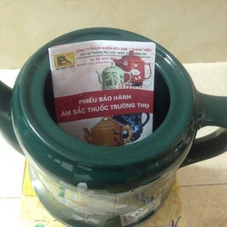 Ấm sắc thuốc màu nho đen Trường Thọ BA-2086