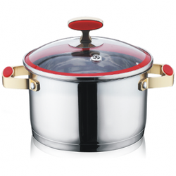 Xoong inox 304 Red Velvet 24cm
