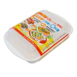 Hộp hấp thịt cá trong lò vi sóng