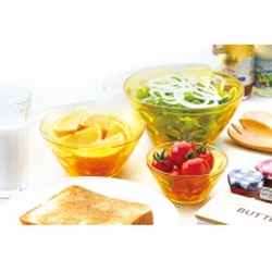 Bộ 5 bát thủy tinh có nắp đậy 