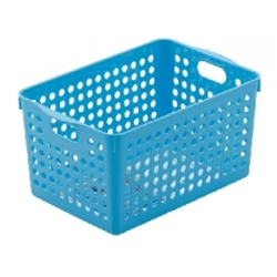 Giỏ nhựa đựng đồ dáng sâu màu xanh biển