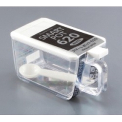 Lọ gia vị dáng vuông trắng  