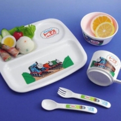 Bộ khay, bát, cốc thìa ăn dặm Thomas Nhật Bản  