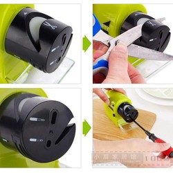 Máy mài dao, kéo mini đa năng sử dụng pin 
