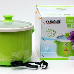 Nồi điện đa năng lòng sứ nắp thủy tinh 1.5L 