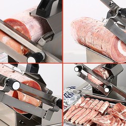 Máy thái thịt đông lạnh bằng tay cực nhanh, máy cắt lát thịt đông mini