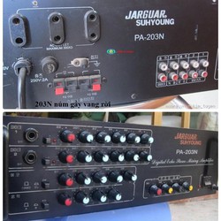 Âm ly jarguar PA 203N vang rời, PA203III, ProVoice SA-9200A, âm ly nghe nhạc Sansui 707, Carver CM2002