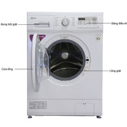 Gấp 3 lần tiết kiệm thời gian bạn với máy giặt lg 7kg F1207NMPW