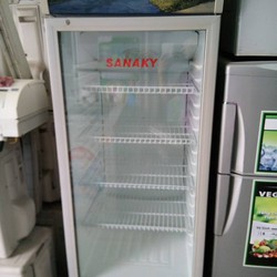 tủ mát 1 cửa SANAKY 304lít, tiện dụng, zin loc ga, bh 6 tháng, chạỵ êm