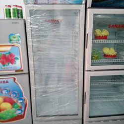 Tủ mát Sanaky 300l  , mới 89% , mát đều nhanh, có hệ thống sưởi kiếng