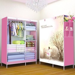 Tủ vải đựng quần áo cao cấp 3D mẫu mới 2016