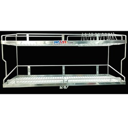 Kệ úp chén dĩa 2 tầng inox 700mm