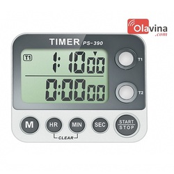 Đồng hồ hẹn giờ đếm ngược 2 kênh