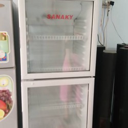 tủ mát Sanaky 2 cửa 259L, mát lạnh nhanh,tiện dụng, mát đá nhanh, tiện dụng  