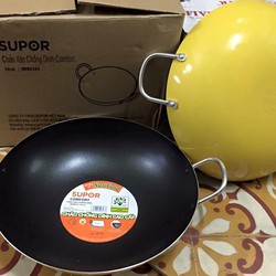 Chảo supor 34cm và elmich 24cm
