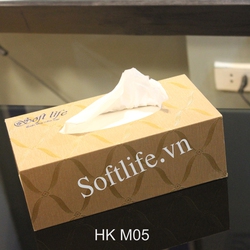 Hộp khăn giấy lụa Soft Life HKM05