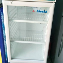 tủ mát có bánh xe nhỏ 163L Alaska mới 89%, bh 6 tháng, vỉ rộng, tiện dụng 