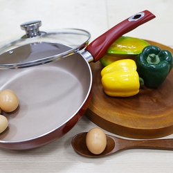 Chảo chống dính đáy từ cao cấp Elmich 26cm Eiv-41026 nắp bằng thủy tinh chịu lực