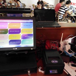 Máy tính tiền cảm ứng quán cà phê tại quận Tân Phú