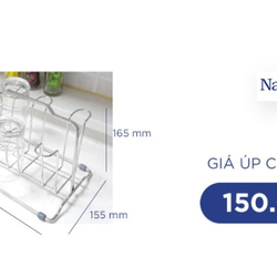 Giá úp cốc inox Hàn Quốc - Spiderloc