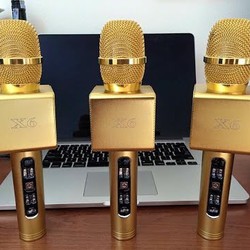 Mic Kara Bluetooth 3IN1 X6 siêu đẹp