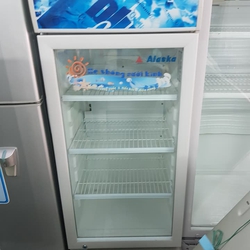 tủ mát Alaska 253L mới 90%, mát lạnh nhanh đều, 3 vỉ , kiếng trong sưởi kiếng tiện trưng bày,