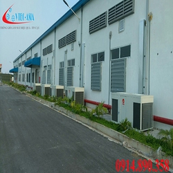 Làm mát xưởng bao bì tại Trung Kiên Hải Dương