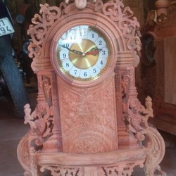 Cây Đồng Hồ Để Bàn Gỗ H.ương Đỏ
