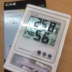 Thiết bị đo nhiệt độ, độ ẩm văn phòng Te201 Cas, Hàn quốc