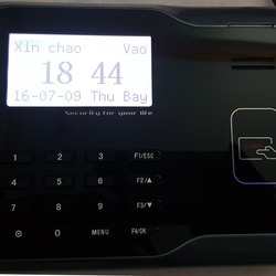Máy chấm công bằng thẻ cảm ứng MITA 9000 màn hình trắng đen