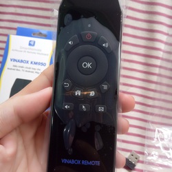 Remote tivi thông minh Vinabox KM950 SmartRemote AirMouse Chuột bay cho Android Box