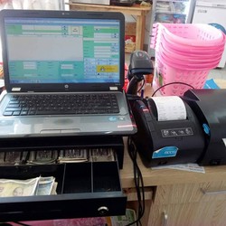Bộ máy tính tiền cho shop, tạp hóa, vpp, siêu thị