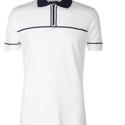 Áo thun cộc tay Pierre Cardin Zip Neck Polohemd Herren