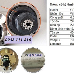 Động cơ trục chính máy cnc 4,5kw