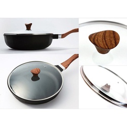 Chảo Sâu Lòng Chefria Hàn Quốc Có Nắp Kính CNW-28IHGL