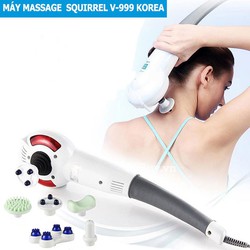 Máy massage cầm tay 7 đầu Nhập Khẩu Hàn Quốc Squirrel V 999