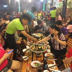 Bếp nướng  than hoa 3 chân Phù Đổng giá rê