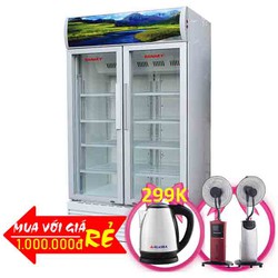 Tủ Mát 2 Cánh Sanaky 800 Lít Vh 8009hp Đồng R134a