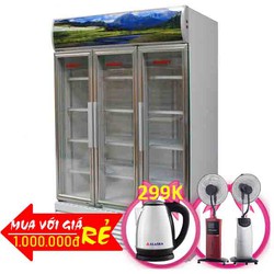 Tủ Mát 3 Cánh Sanaky 1500 Lít Vh 1520hp Đồng R134a