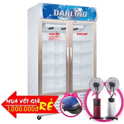 Tủ Mát 2 Cánh Darling 1100 Lít Dl 12000a Đồng R134a