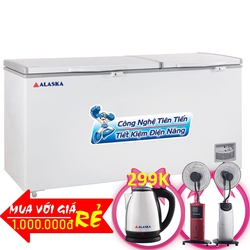 Tủ Mát Nằm 2 Cánh Alaska 890 Lít Hb 890c Đồng R134a