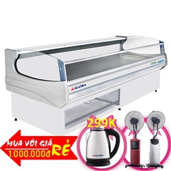 Tủ Mát Quầy Thịt Nguội Alaska Dkm 20 Đồng R404a