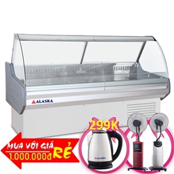 Tủ Mát Quầy Thịt Nguội Alaska Gnf 25 Đồng R404a