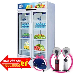 Tủ Mát 2 Cánh Sumikura 1000 Lít Sksc 1202wg2 Hợp Kim R290