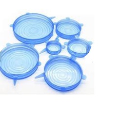 Bộ 6 nắp đậy bát silicon