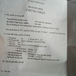 Chính chủ cần bán gấp 2 lô đất liền kề ngay Hưng Thịnh , P7, TP.Sóc Trăng