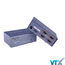 Bộ chia VGA 1 ra 4 Dtech PN : DT 7254 rẻ nhất Hà Nội