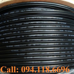 Cáp mạng Cat5E Copper lõi đồng chạy ngoài trời có sợi thép cường lực