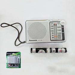 Chuyên sỉ Đài radio FM AM Panasonic RF P150D kèm 2 pin